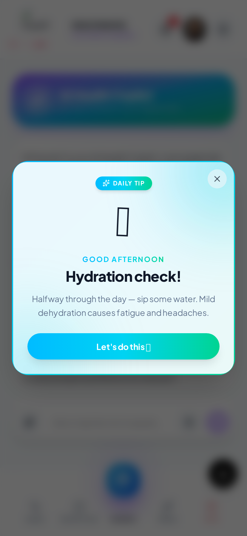 HealthNaviq copilot screen